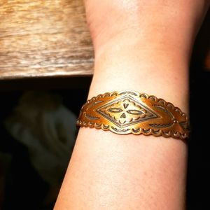 Copper Native of American Cuff Bracelet